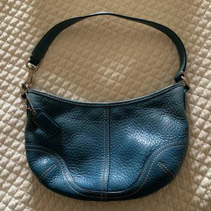 Vintage Denim Blue Coach Mini